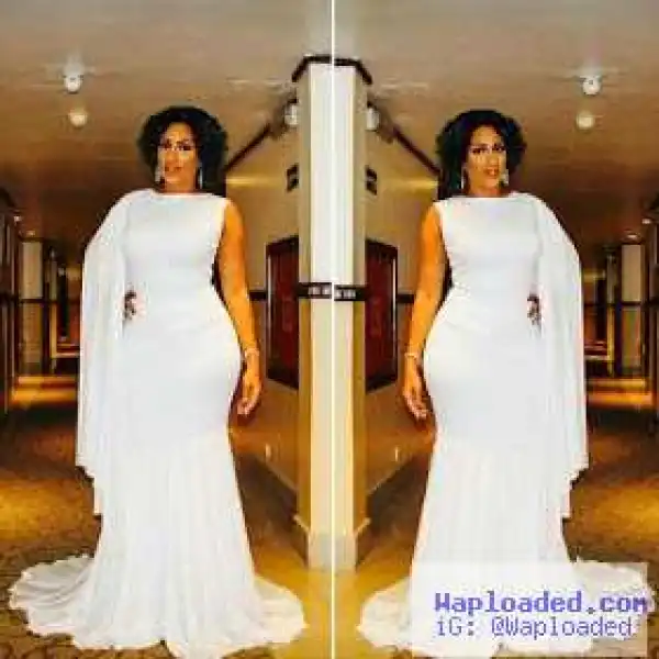 Juliet Ibrahim stuns in white gown